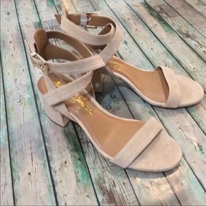 ISO Arturo Chiang Nude Block Heel Size 8.5 or 9